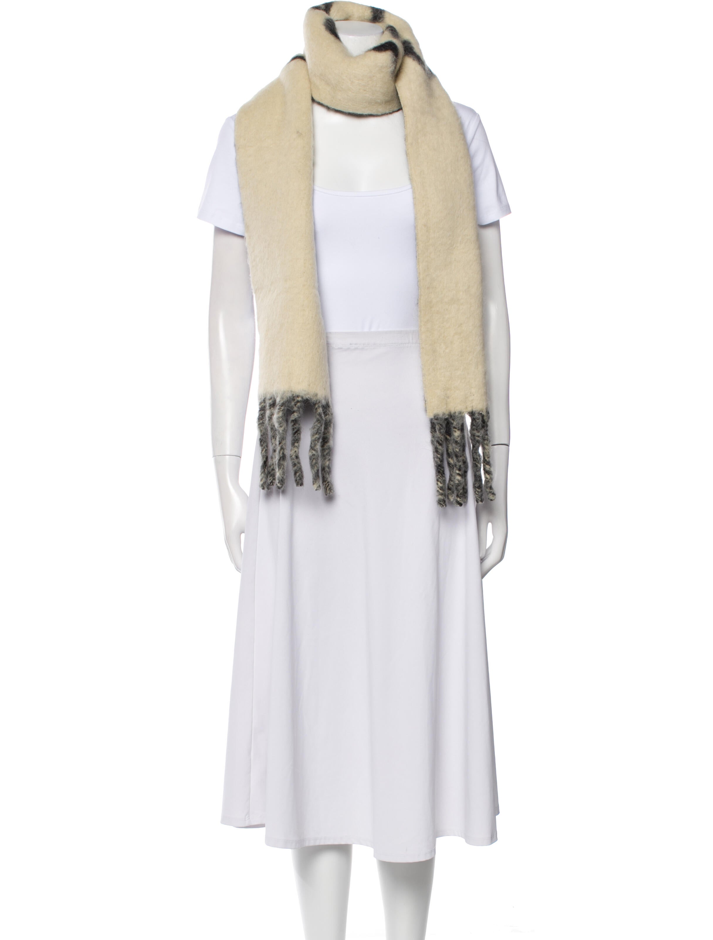 Burberry Wool Printed Scarf